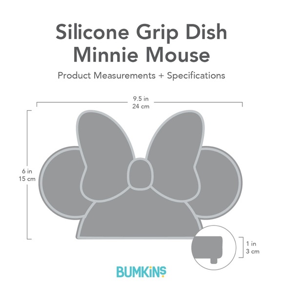 Silicone Grip Dish: Minnie Mouse - Picture 6 of 7